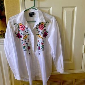 Heavy cotton poplin casual shirt